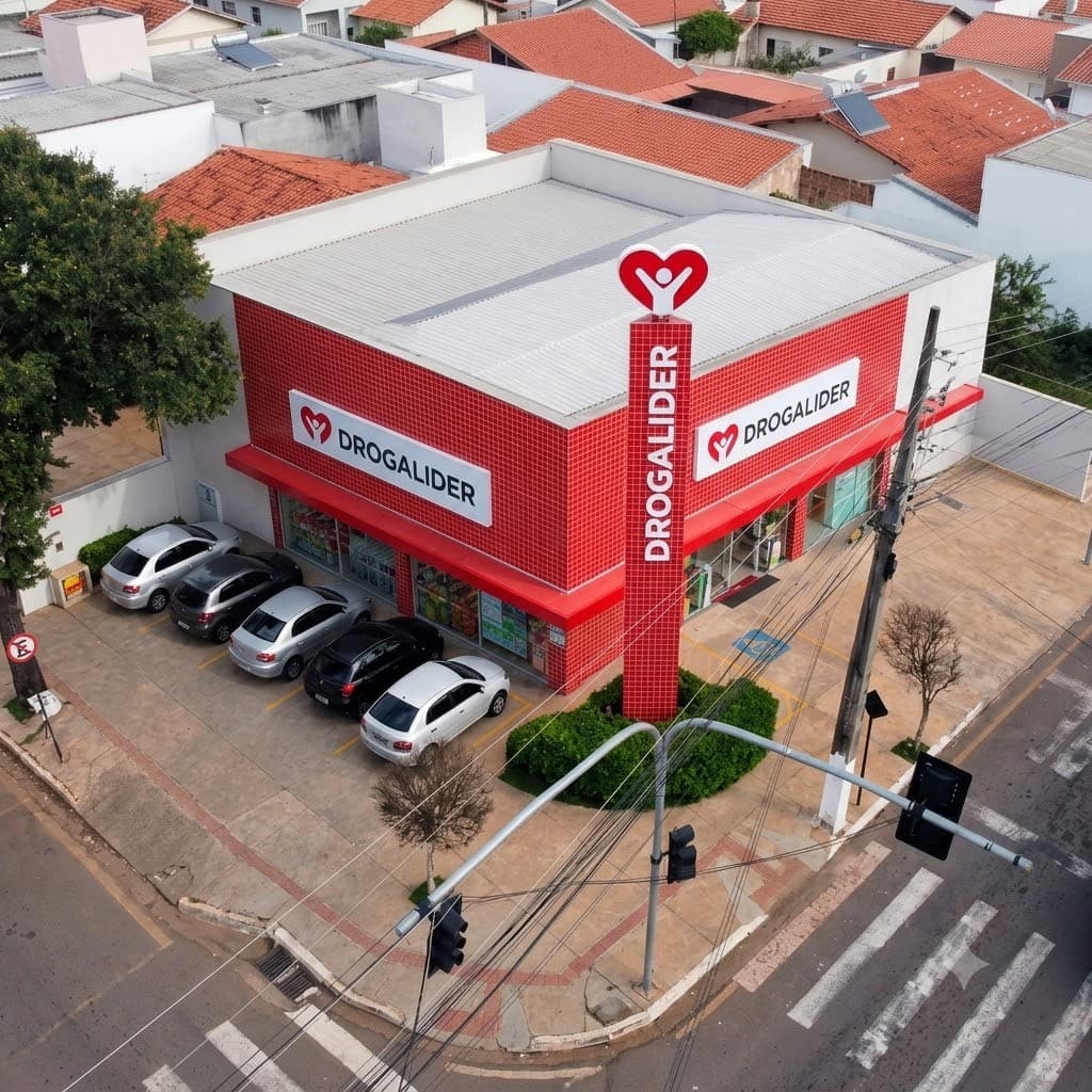 Visão aérea da DROGALIDER